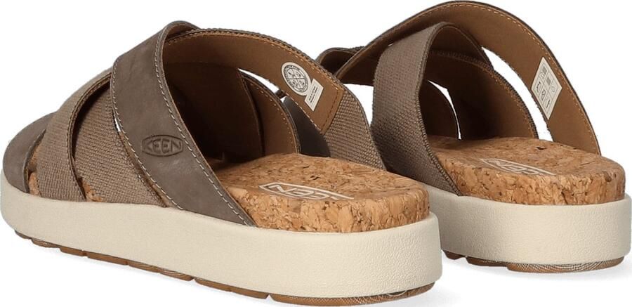 Keen Elle Mixed Slide Dames Slippers Brindle Birch - Foto 5