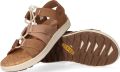 Keen Elle Mixed Strap Dames Sandalen Toasted Coconut Birch - Bruin