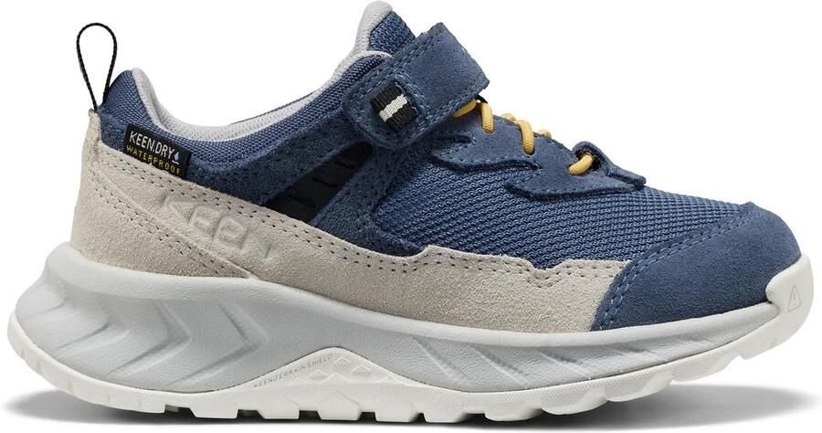 Keen Hightrail Kinder Wandelschoenen Suède Blauw Waterdicht