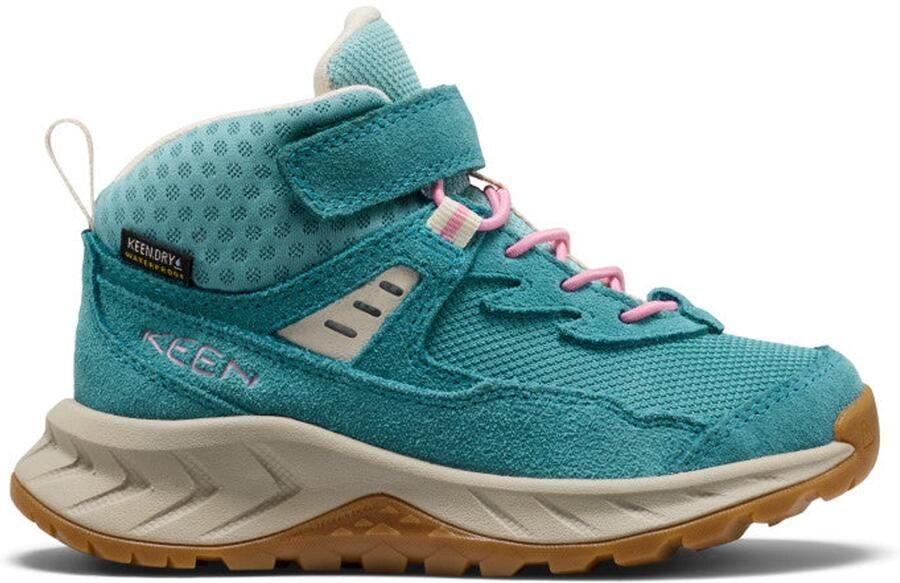 Keen Hightrail Mid Kinder Wandelschoenen Suède Blauw Waterdicht