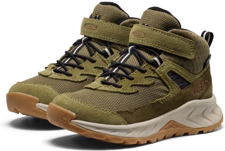 Keen Hightrail Mid Kinder Wandelschoenen Suède Groen Waterdicht - Foto 2