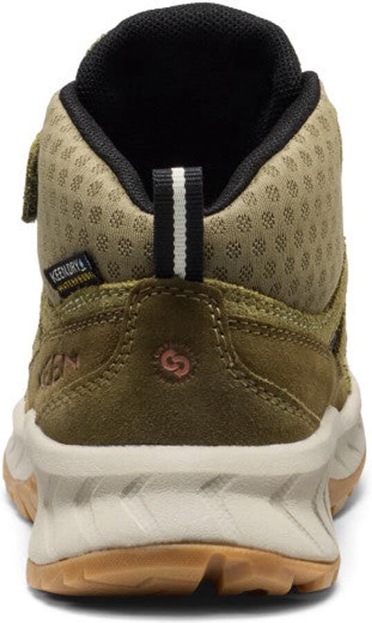 Keen Hightrail Mid Kinder Wandelschoenen Suède Groen Waterdicht