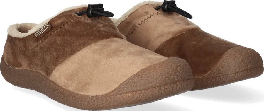 Keen Howser III Slide Dames Slip-On Dark Earth Velour Bruin Gerecyclede PET flessen K1026649 - Foto 9
