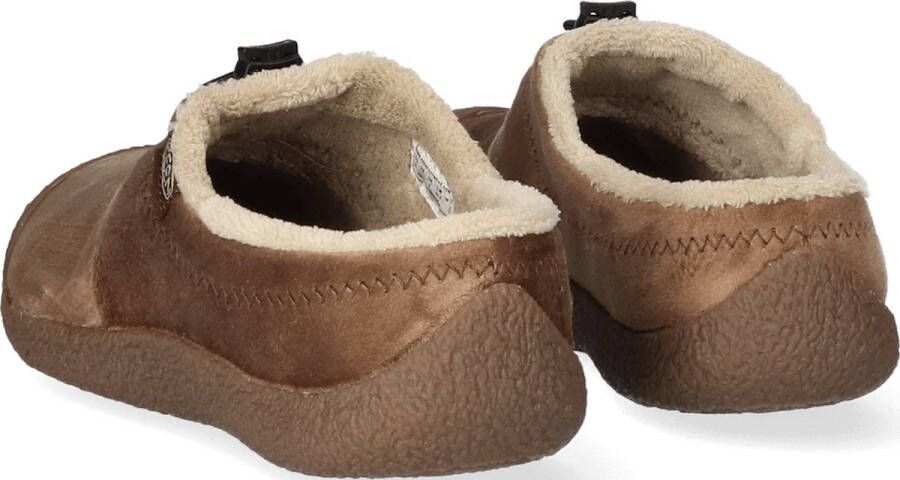 Keen Howser III Slide Dames Slip-On Dark Earth Velour Bruin Gerecyclede PET flessen K1026649 - Foto 7