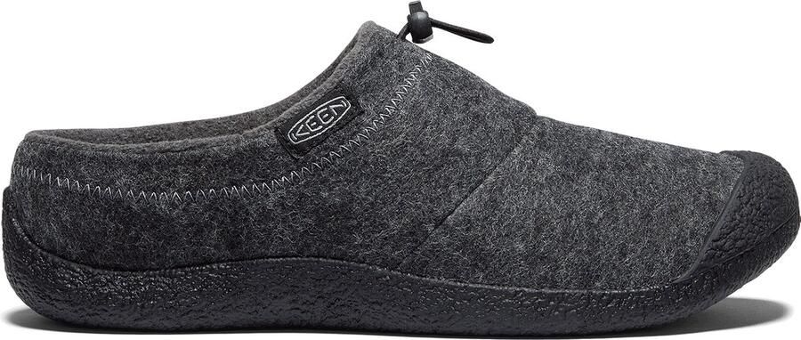 Keen Howser III Slide Heren Instappers Vilt Charcoal Grey Felt Black