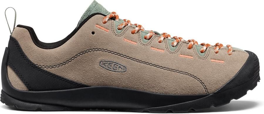 KEEN Lage schoen 'JASPER' brokaat jade groen oranje
