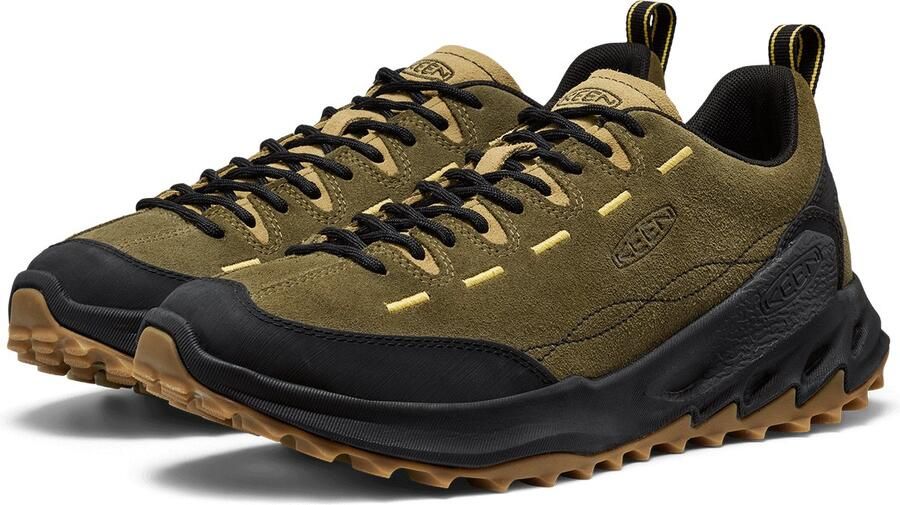 Keen Jasper Zionic Heren Sneakers Suède Groen