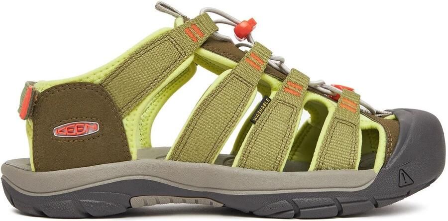 Keen Kinderschoenen jr newport boundless donker olijfgroen scharlaken ibisgroen - Foto 2