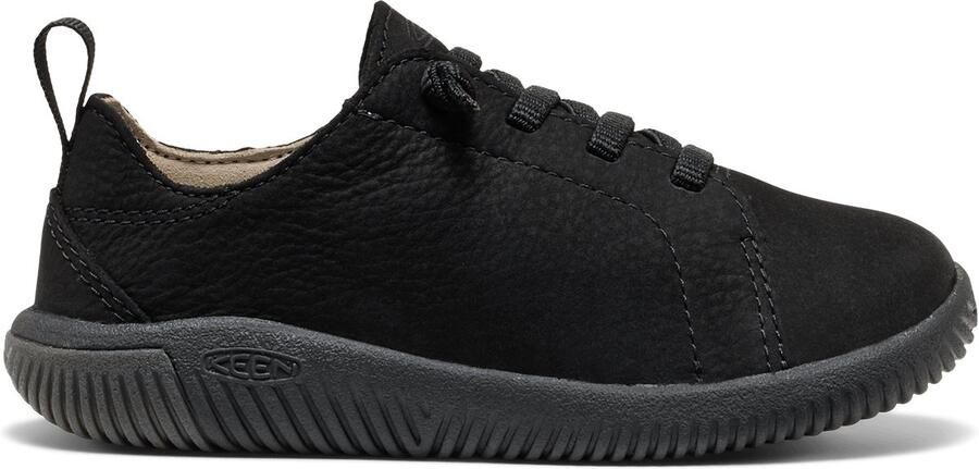 Keen KNX Kinder Sneakers Leer Zwart