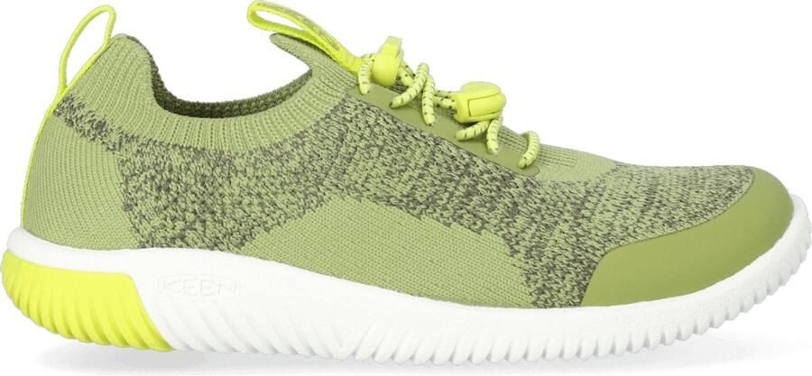 Keen Youth's KNX Knit Lace Sneakers iguana evening primrose