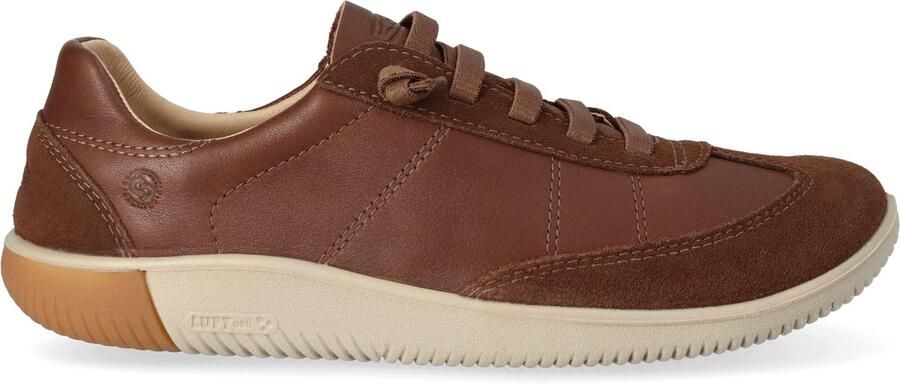 Keen KNX T-Toe Heren Sneakers Leer Dark Earth Plaza Taupe