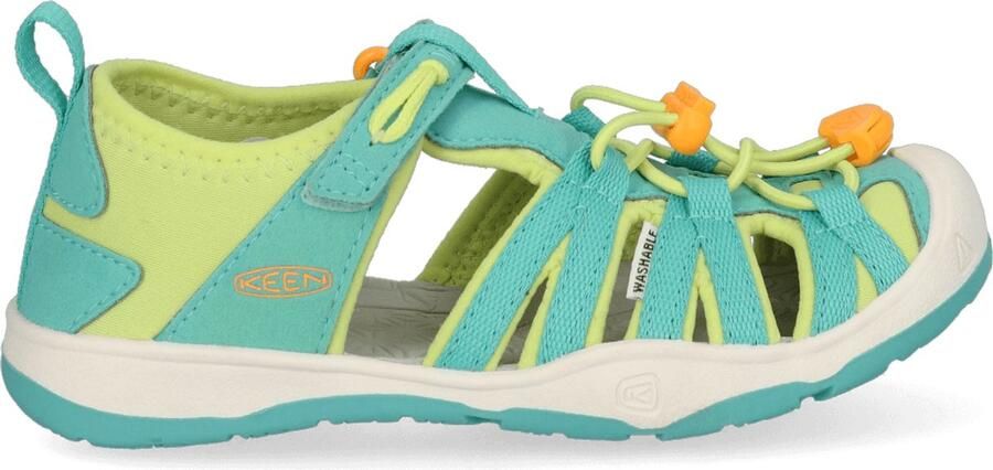 Keen Moxie Younger Kids Sandalen Bright Aqua Bright Marigold - Foto 2