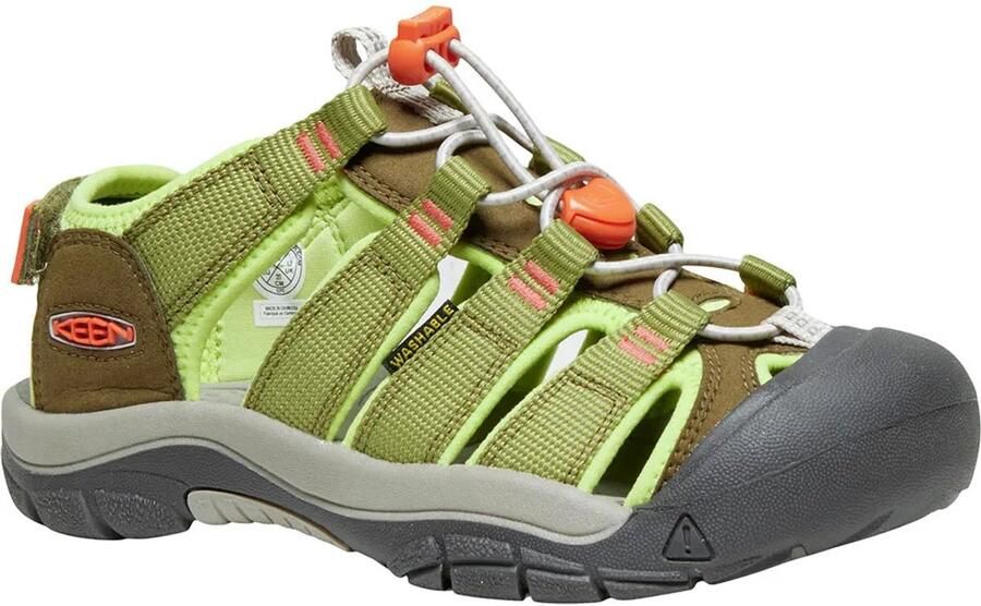 Keen Kinderschoenen jr newport boundless donker olijfgroen scharlaken ibisgroen