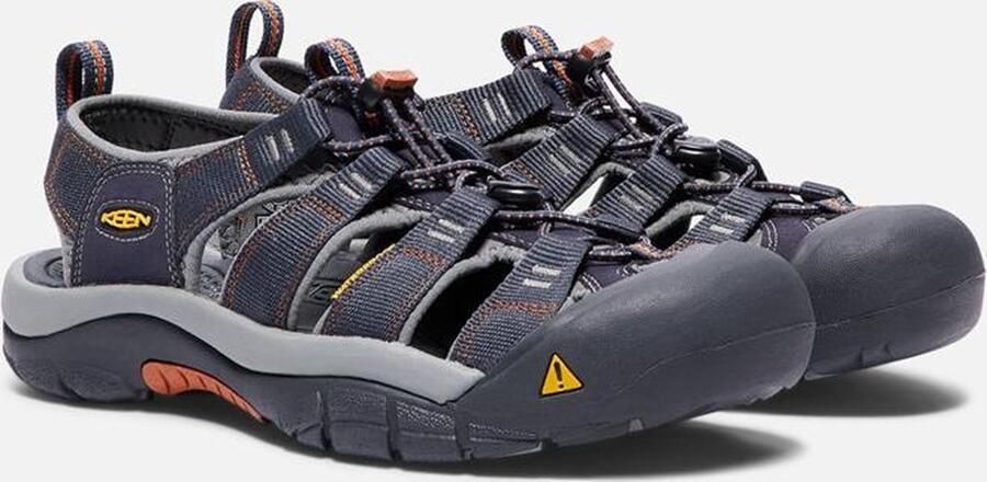 Keen Newport H2 Heren Wandelsandalen India Ink Rust Blauw Polyester K1001931 - Foto 3