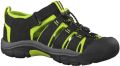 Keen Newport H2 Younger Kids Sandalen Black Lime Green - Zwart
