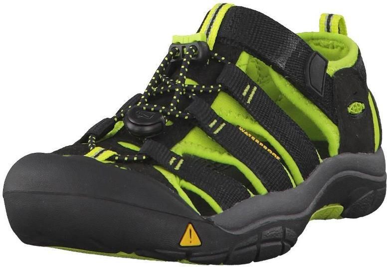 Keen Newport H2 Younger Kids Sandalen Black Lime Green - Foto 7