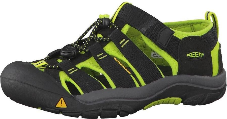 Keen Newport H2 Younger Kids Sandalen Black Lime Green - Foto 6