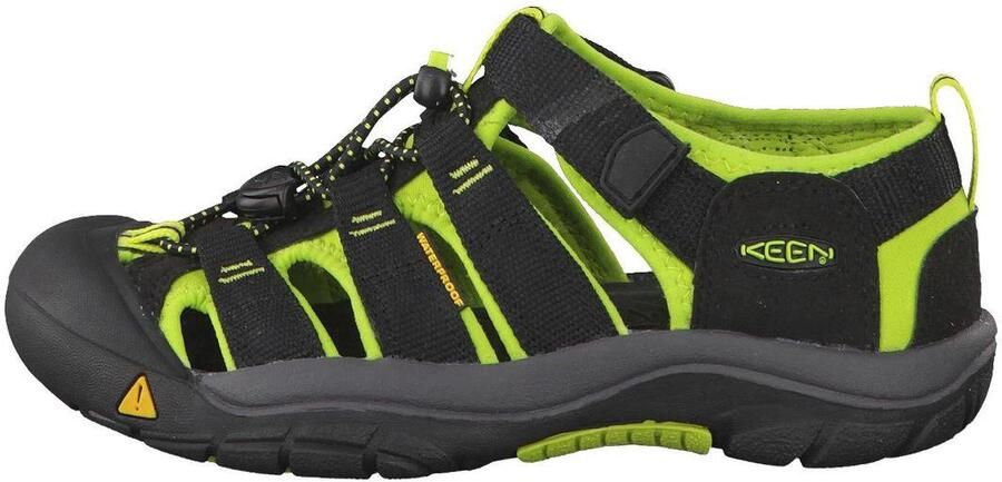 Keen Newport H2 Younger Kids Sandalen Black Lime Green - Foto 9