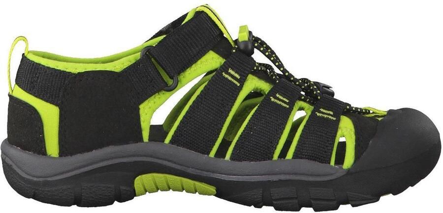 Keen Newport H2 Younger Kids Sandalen Black Lime Green - Foto 8