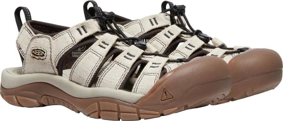 Keen Newport Heren Wandelsandalen Natural Beige Canvas K1026222 - Foto 6