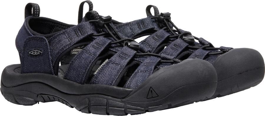 Keen Newport Heren Wandelsandalen Navy Blauw Canvas K1026223 - Foto 5