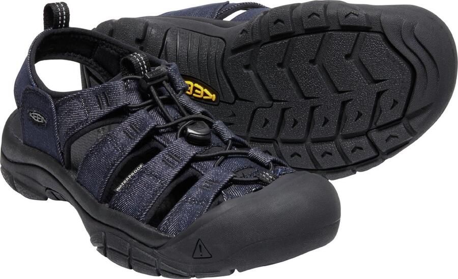 Keen Newport Heren Wandelsandalen Navy Blauw Canvas K1026223 - Foto 4