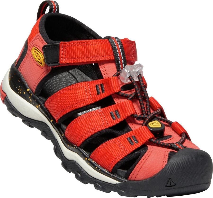 Keen Newport Neo H2 Sandalen Heren Fiery Red Golden Rod