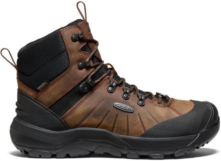 Keen Revel IV Mid Polar Heren Wandelschoenen Leer Bruin Waterdicht