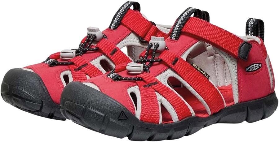 Keen Seacamp II CNX Older Kids Sandalen Ribbon Red Alloy
