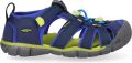 Keen Seacamp II CNX Younger Kids Sandalen Naval Academy Chartreuse - Blauw