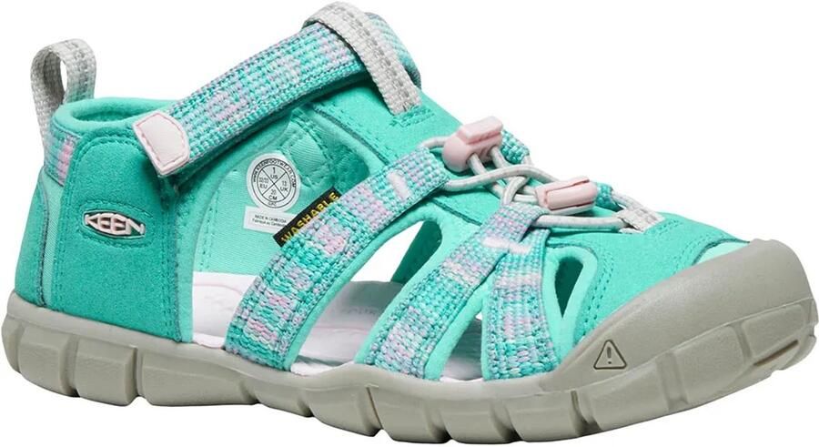 Keen Seacamp II CNX Older Kids Sandalen Bright Aqua Pink-A-Boo