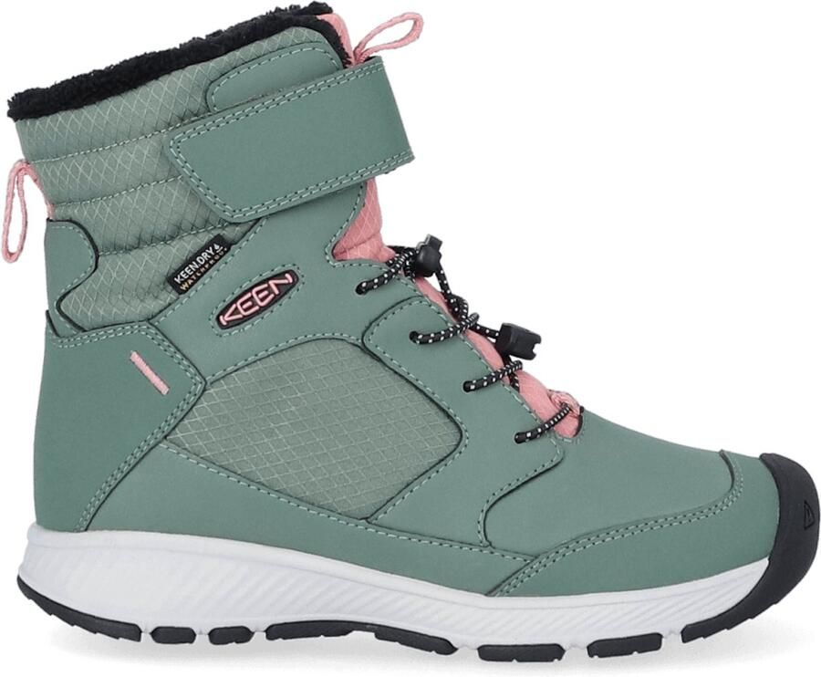 Keen Skua Younger Kids Winter Boots Dark Forest Rose Elegance