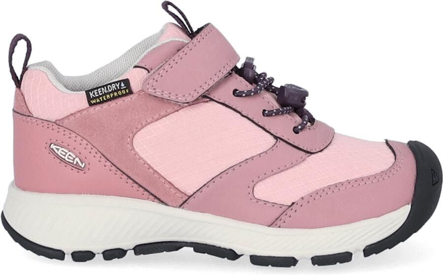 Keen Skua Meisjes Wandelschoenen Leer Roze Waterdicht
