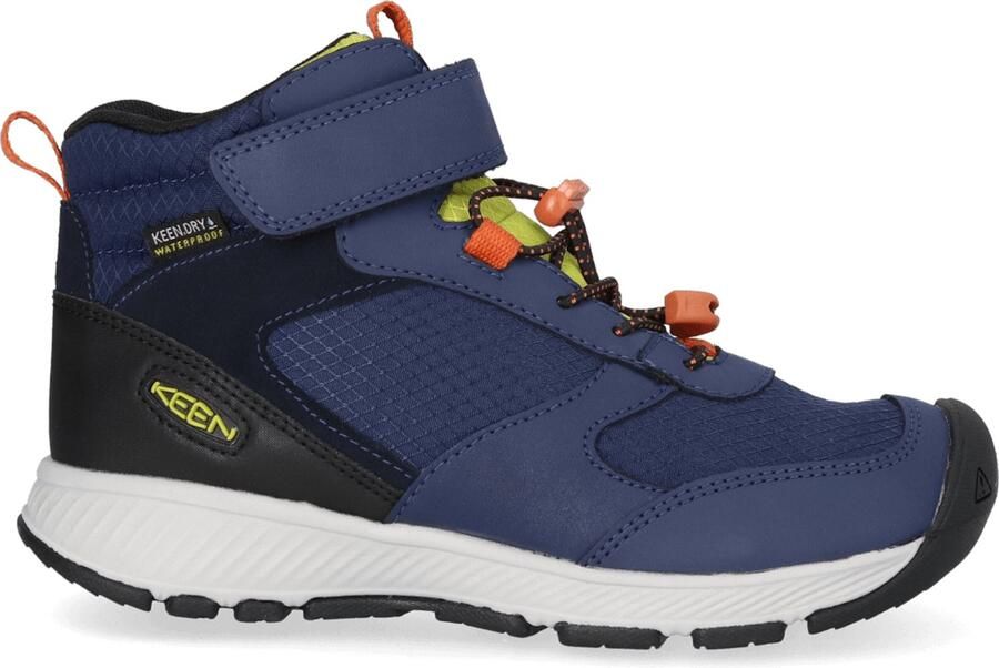 Keen Skua Mid Jongens Boots Leer Blauw Waterdicht