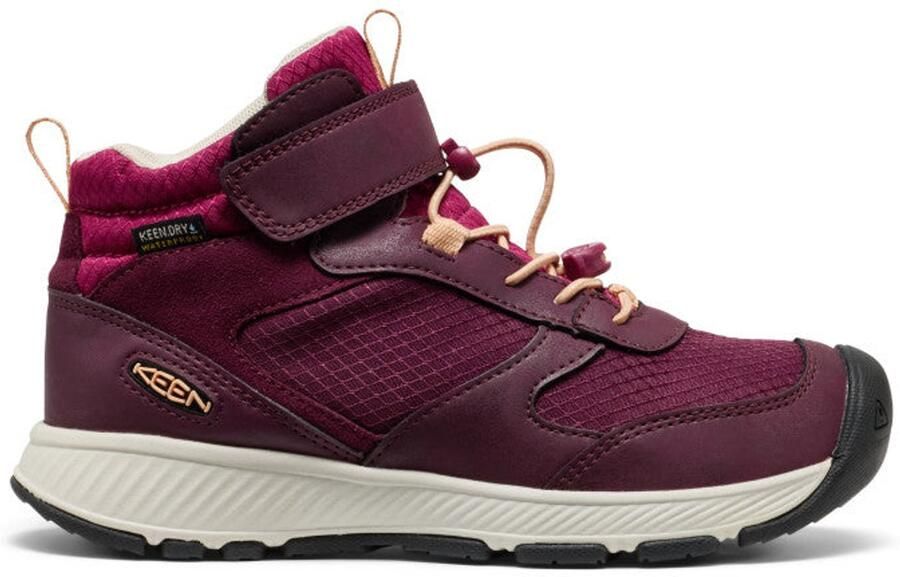Keen Youth's Skua Mid WP Wandelschoenen purper rood