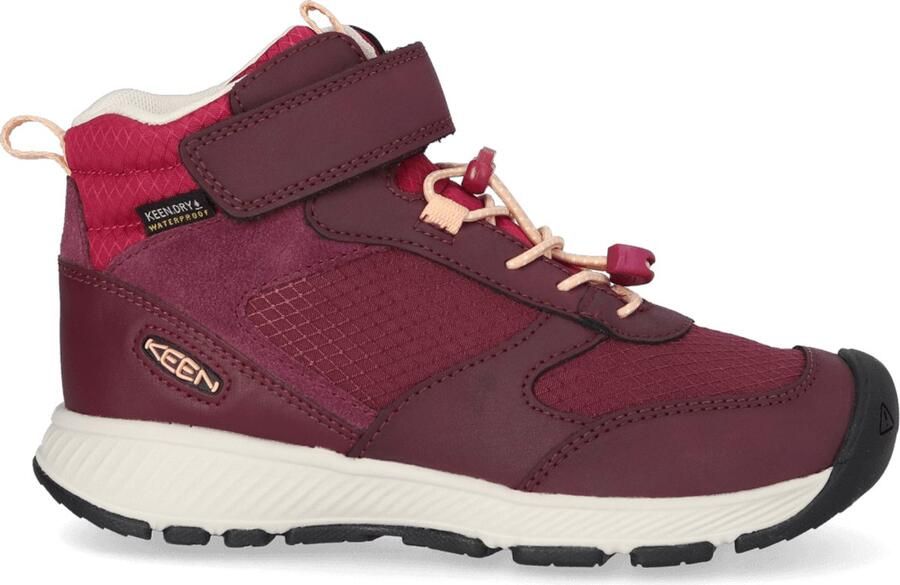 Keen Kid's Skua Mid WP Wandelschoenen rood purper