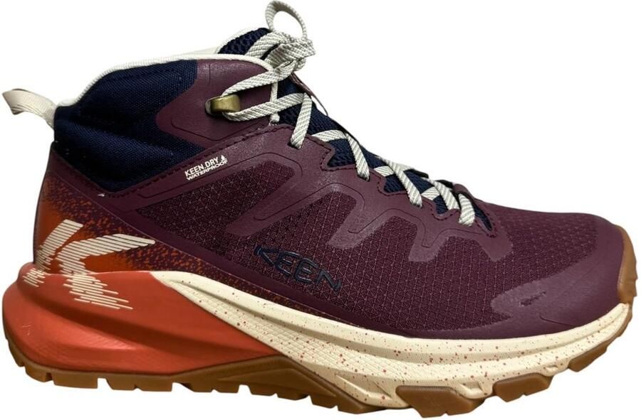 Keen Targhee Apex Mid Dames Wandelschoenen Fig Burnt Brick