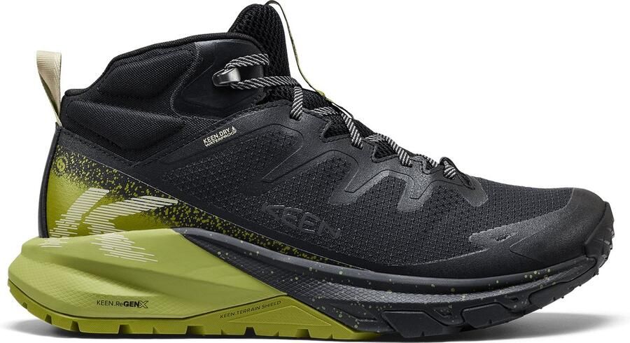 Keen Targhee Apex Mid Heren Wandelschoenen Black Golden Cypress