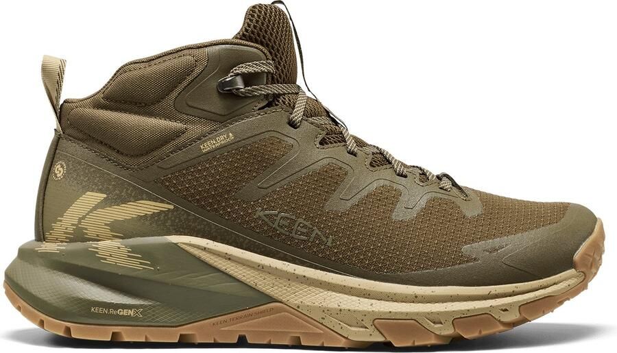 Keen Targhee Apex Mid Heren Wandelschoenen Dark Olive Khaki