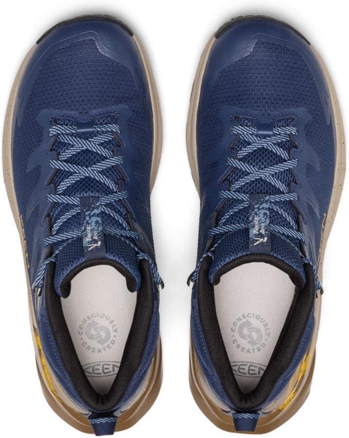 Keen Targhee Apex Mid Heren Wandelschoenen Mesh Blauw Waterdicht