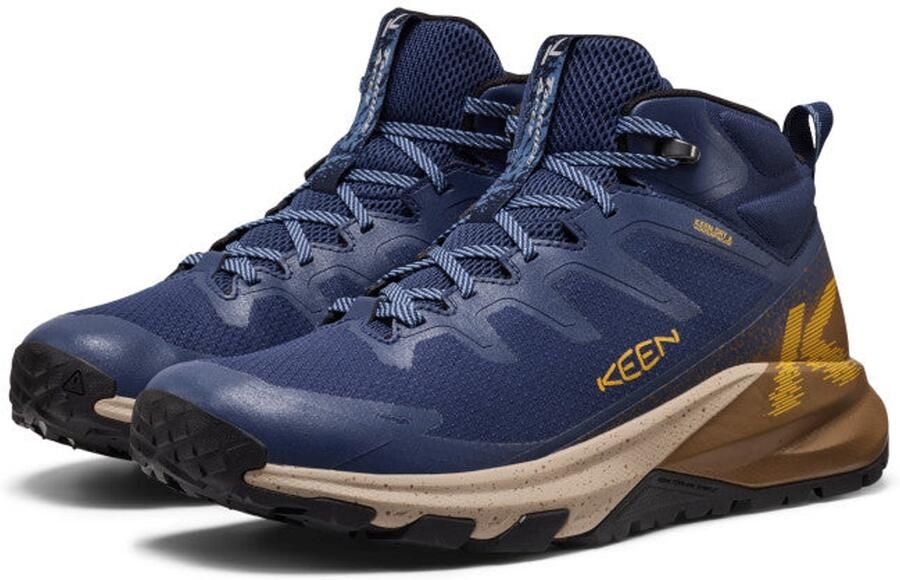 Keen Targhee Apex Mid Heren Wandelschoenen Mesh Blauw Waterdicht - Foto 2