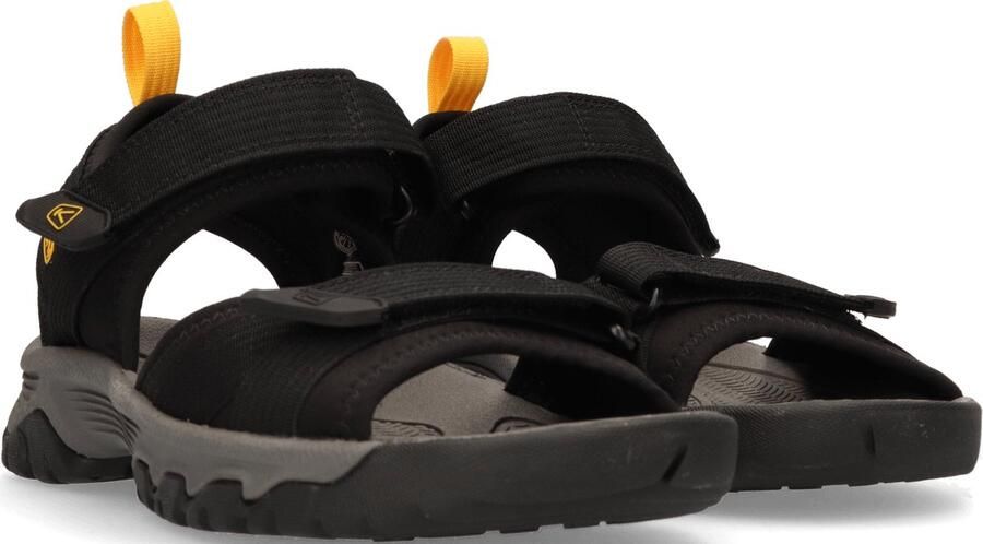Keen Targhee III H2 Heren Wandelsandalen Black Yellow Zwart Polyester K1024865 - Foto 6