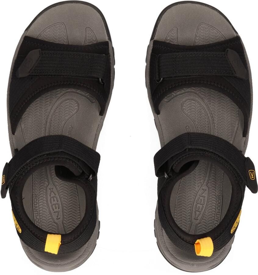 Keen Targhee III H2 Heren Wandelsandalen Black Yellow Zwart Polyester K1024865 - Foto 3