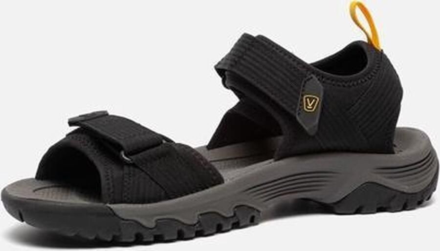 Keen Targhee III H2 Heren Wandelsandalen Black Yellow Zwart Polyester K1024865 - Foto 5