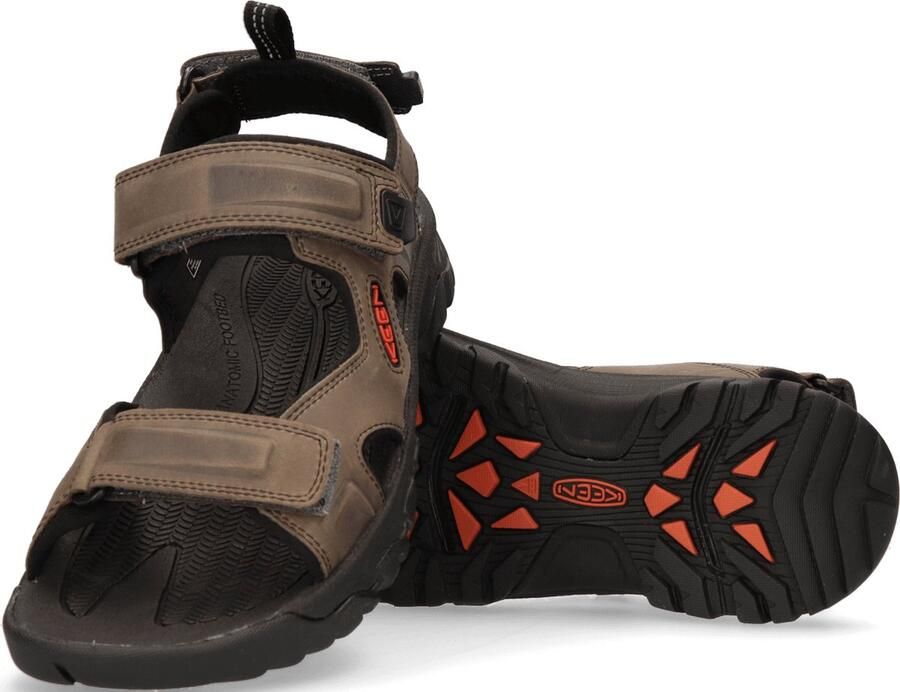 Keen Targhee III Heren Wandelsandalen Grey Black Grijs Leer K1022424 - Foto 6
