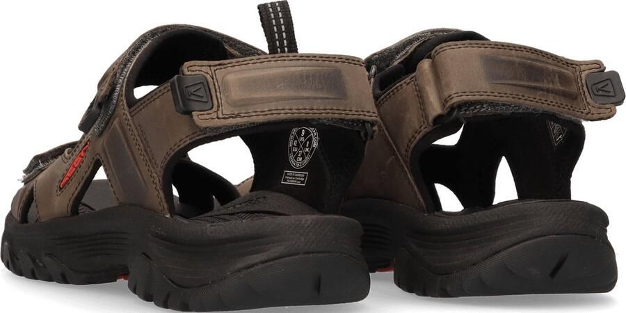 Keen Targhee III Heren Wandelsandalen Grey Black Grijs Leer K1022424 - Foto 9