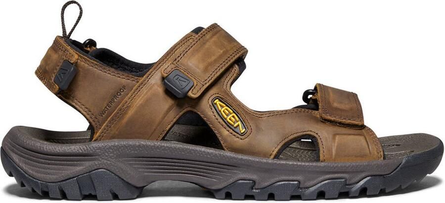 Keen Targhee III Heren Wandelsandalen Bison Mulch Bruin Leer K1022423
