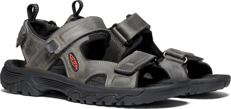 Keen Targhee III Heren Wandelsandalen Grey Black Grijs Leer K1022424 - Foto 11