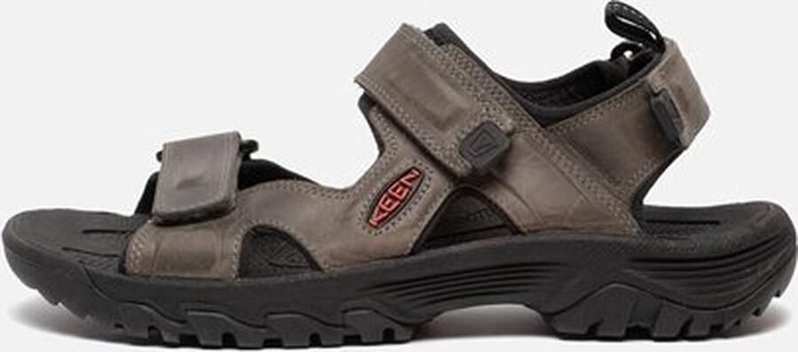Keen Targhee III Heren Wandelsandalen Grey Black Grijs Leer K1022424 - Foto 12