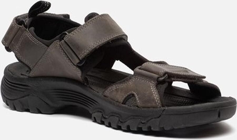 Keen Targhee III Heren Wandelsandalen Grey Black Grijs Leer K1022424 - Foto 8